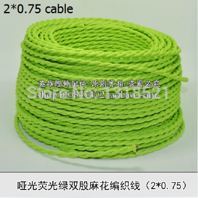 copper electrice core green wire pendant light wire +5m / pcs cables household wiring+copper wire
