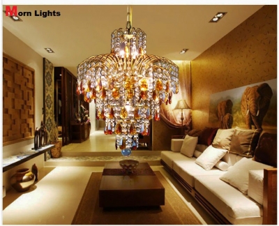 crystal pendant light fashion gold pendant light modern pendant lights bedroom lamp decoration lamps
