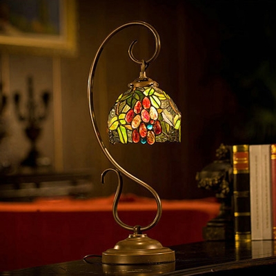 factory direct sell tiffany table lamp, vintage bedroom desk light, home art decoration lighting [europe-style-5634]