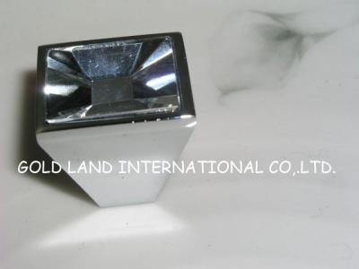 l30xw30xh28mm 50pcs/lot k9 crystal glass knob/drawer knobs