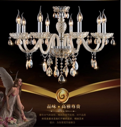 modern crystal light lustre crystal pendant chandelier light luxury crystal light fixture lustres de cristal indoor lighting