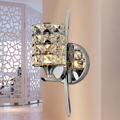 modern k9 crystal wall light luxury wall light with bulbs living room k9 crystal wall light for home decorac 90-260v [wall-light-3602]