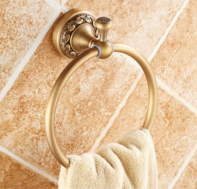new arrival euro style wall mount antique bronze towel ring bathroom accessories bath towel holder bath hardware st-3708