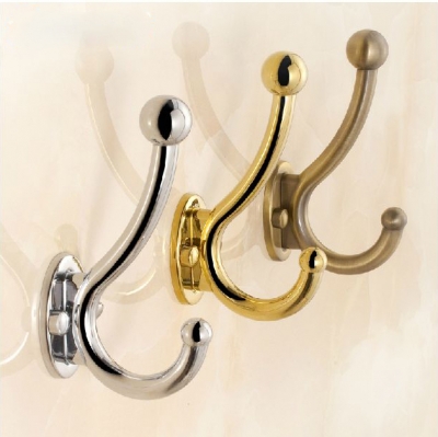 new design robe hook,clothes hook,solid brass construction with golden/silver/antique bronze finish bath accessory 4011-4013 [robe-hook-amp-rows-of-hook-7397]