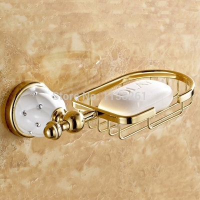 new golden finish brass soap basket /soap dish/soap holder /bathroom accessories,bathroom furniture toilet vanity 5206