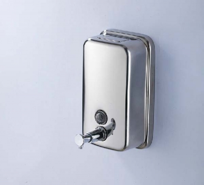 stainless steel chrome finished liquid soap dispenser wall mounted hand shower shampoo dispenser 1000 ml [tumble-amp-soap-holder-8547]