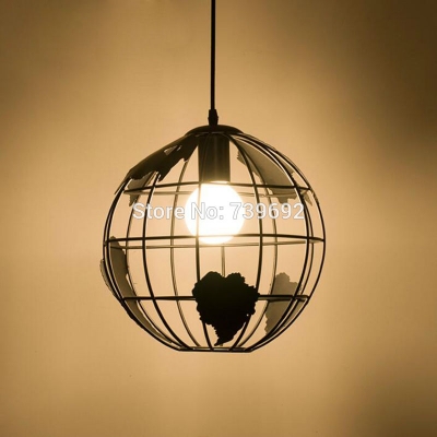 2016 new arrival europe modern creative arts cafe bar hallway bedroom light minimalist restaurant globe earth pendant lamp [iron-pendant-lights-4762]