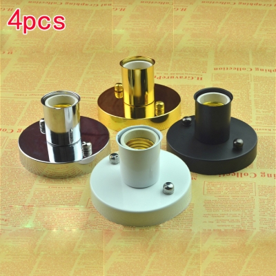 4pcs e27 lamp holder ac 90-260v high temperature resistance ceramic diy lighting accessories