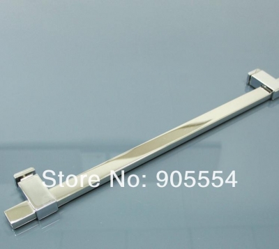 500mm chrome color 2pcs/lot 304 stainless steel hight quality bathroom glass door handle