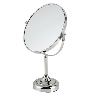 6" dual makeup mirrors 1:1 and 1:3 magnifier 360 degree hd cosmetic bathroom double faced bath mirror table cosmetic mirror 378 [makeup-bathroom-mirror-6442]