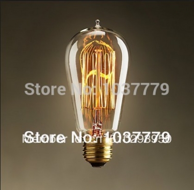 6pcs st58 40w vintage 58mmx130mm edison filament bulbs