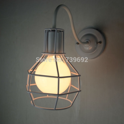 american industry wall lamps nostalgic vintage iron loft aisle wall lamp for balcony,living room [iron-wall-lamps-4525]