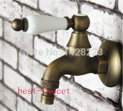 antique brass bathroom washing machine laundry taps single handle brass cold water tap wall mounted