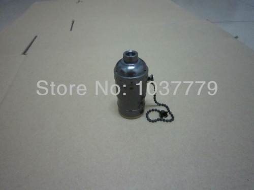 black color -selling aluminum lamp socket with pull chain switch