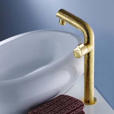 classic retro euro style artistic brass surface bathroom basin sink faucet mixer tap toilet bath faucet 6629k [golden-bathroom-faucet-3483]