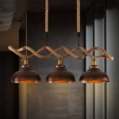 hemp rope edison loft style industrial vintage pendant lights with 3 lights fixtures for bar dining room hanging lamp lampara [edison-loft-pendant-lights-1520]