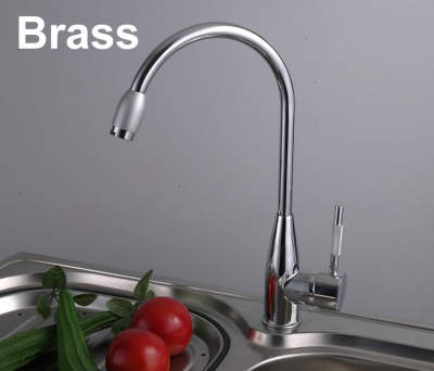 high kitchen mixer faucet, and cold chrome brass tap