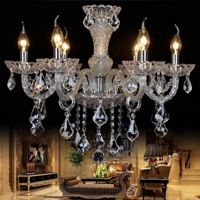 modern crystal chandelier light chandelier light chandelier crystal light lighting living room bedroom lamp k9 crystal luxury [6-8-10-arm-lights-364]