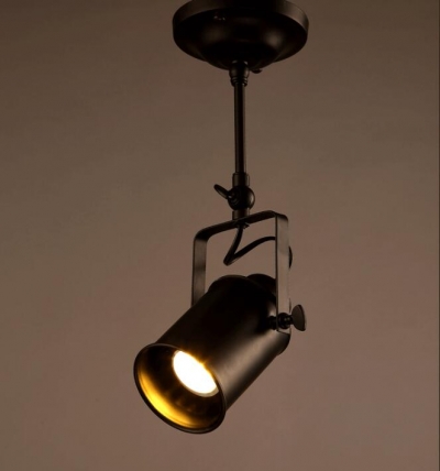 new arrival loft bar wall probe industrial pendant light black track lights spotlights clothes store ceiling lamp