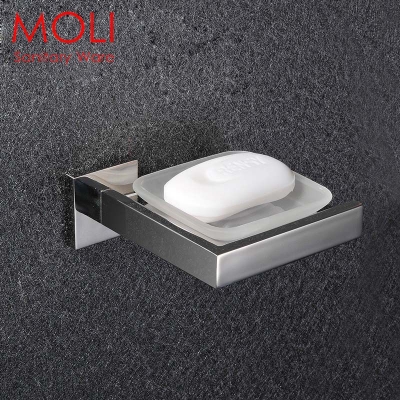 stainless steel bathroom soap dish square polished soap holder in the bathroom