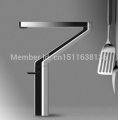 unique chrome brass kitchen faucet tall pull-up sink mixer tap deck mounted