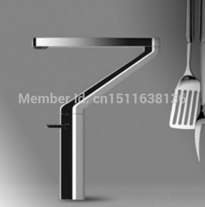 unique chrome brass kitchen faucet tall pull-up sink mixer tap deck mounted [chrome-1468]
