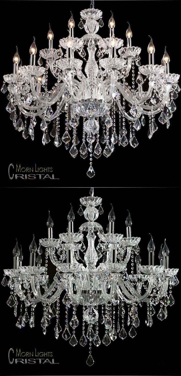 large crystal chandelier 18 arms luxury crystal light chandelier fashion chandelier crystal light modern large chandelier light