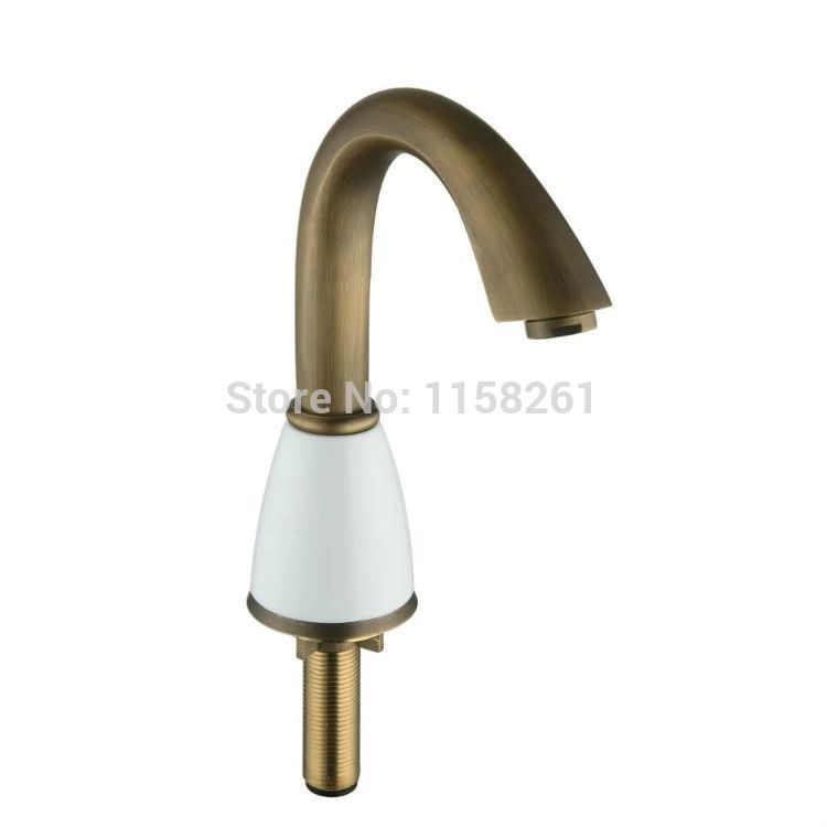 3 pcs antique brass deck mounted bathroom mixer tap bath basin sink vanity faucet water tap bath faucets hj-607