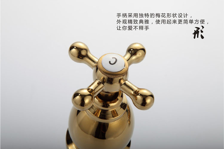 fashion bathroom waterfall bathtub basin sink brass mixer tap 3 pcs golden polished faucet set sink faucet gold tap toilet 6738k - Click Image to Close