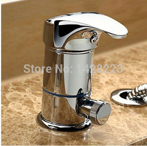 chrome finished 3pcs waterfall sput bathroom bath tub faucet mixer tap set w/valve+ hand shower deck mounted