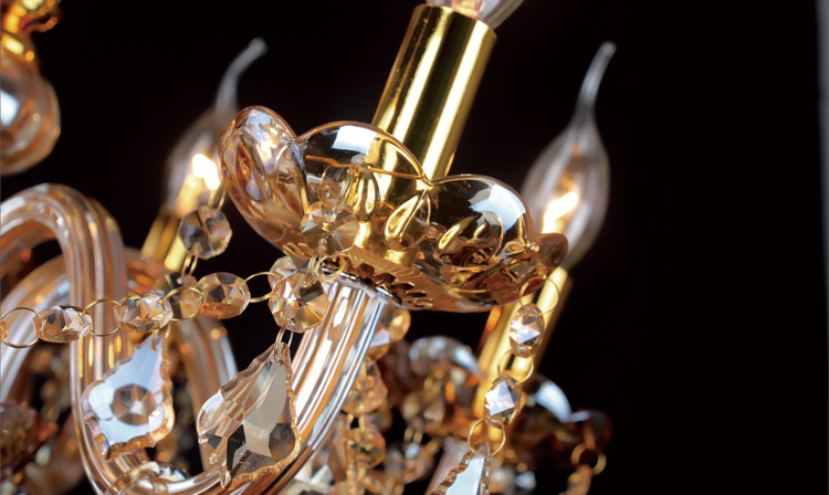 luxury modern crystal chandelier crystal light modern brief art candle lighting lamps chandelier lighting champagne color modern