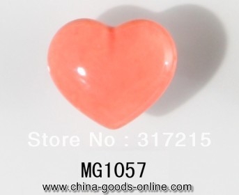 moulded popular heart shaped pink ceramic knob handles cabinet pull kitchen cupboard knob kids drawer dresser knobs mg1057