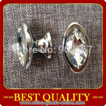 whole olive shape crystal handle,cabinet handle cabinet knobs zinc alloy drawer pulls crystal knobs