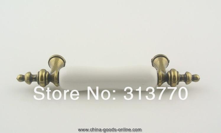 76mm ceramic furniture handle knob&drawer pulls wardrobe handle - Click Image to Close