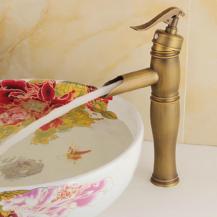 bathroom sink faucet bath tap toilet antique brass finishing basin faucets single hand wash basin tap zly-6616
