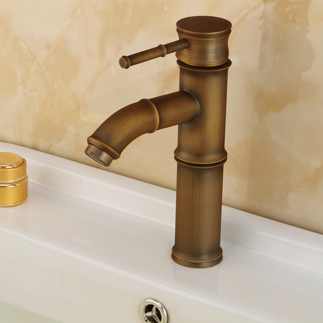 bathroom tap bath faucets tap toilet antique bronze finishing basin faucets single hand wash basin tap zly-6659a