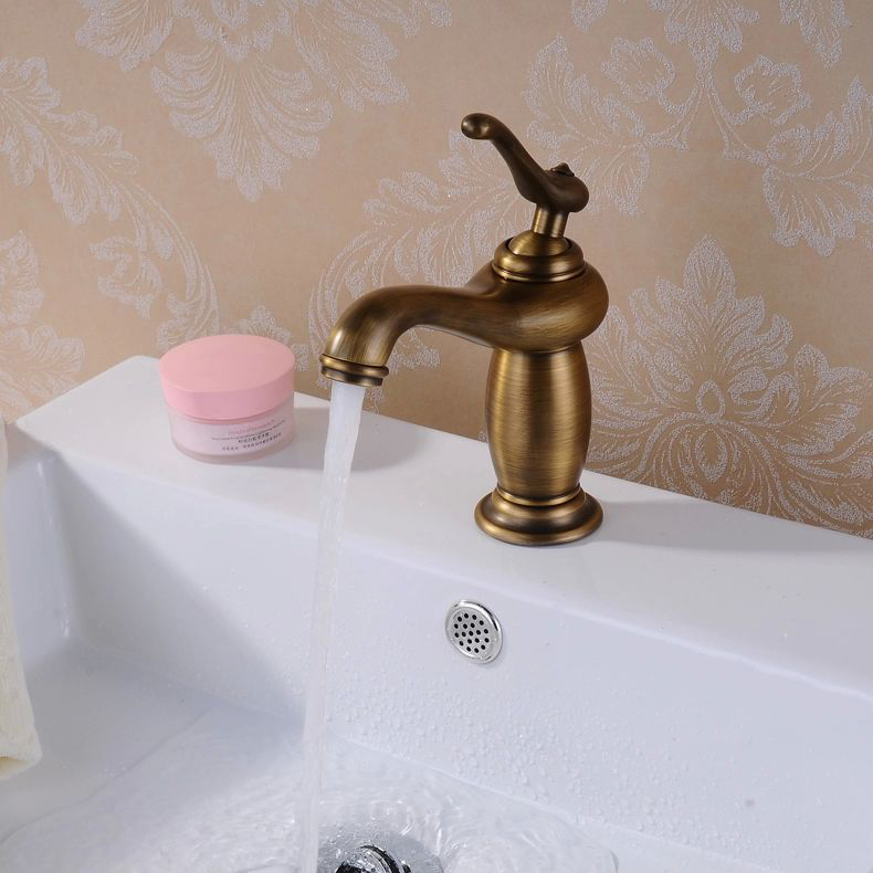 pro faucet bathroom basin faucet sink mixer tap brass antique faucet water tap bathroom faucet for bath hj-6603f