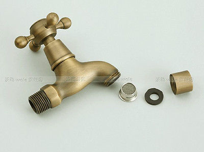antique brass laundry faucet bathroom cold water tap laundry tray mop pool faucet bibcocks