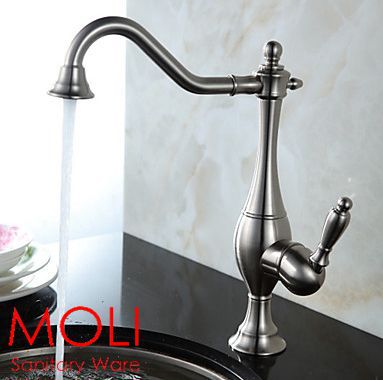 brushed nickel vessel faucets for bathroom basin sink water tap