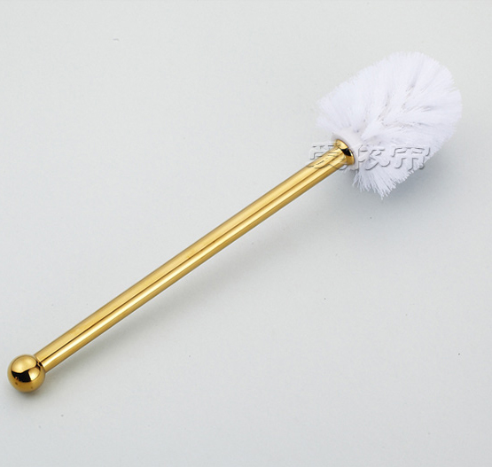 brass golden toilet brush holder,toilet accessory