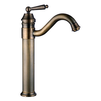 antique brass bathroom basin sink faucet waterfall water tap ,torneira para de banheiro misturador