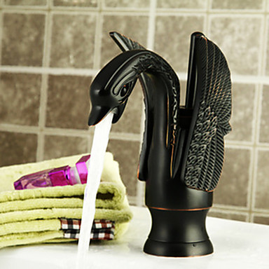 bionics design bathroom sink basin faucet tap oil-rubbed , torneira para de banheiro monocomando