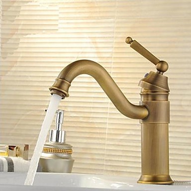 centerset single handle antique brass bathroom basin sink faucet tap,torneiras para de banheiro parede