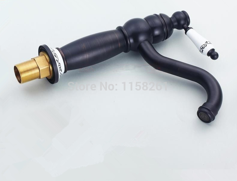 black antique brass faucet and cold basin mixer oil rubbed bronze finish bathroom sink mixer tap sy-244r