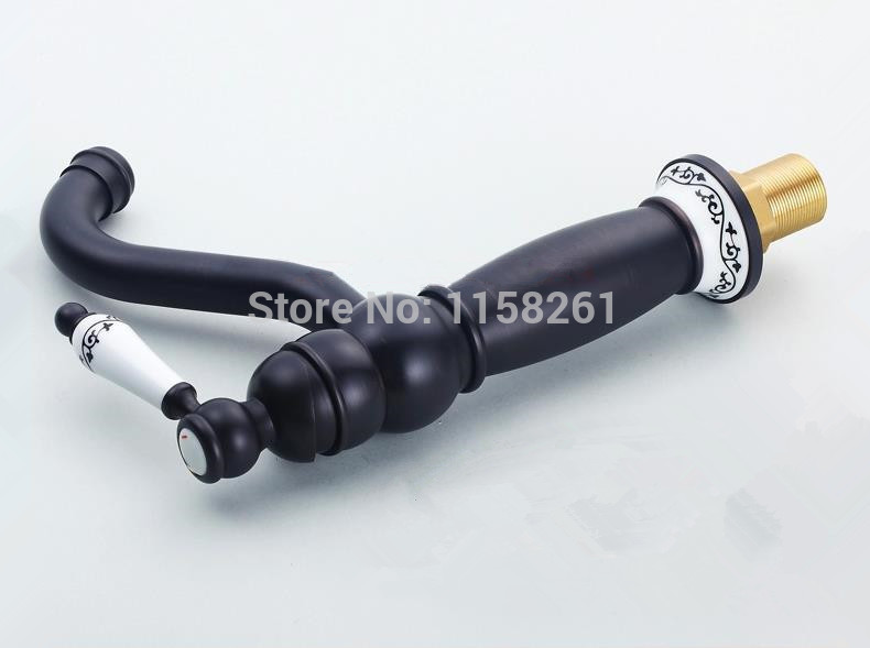 black antique brass faucet and cold basin mixer oil rubbed bronze finish bathroom sink mixer tap sy-244r