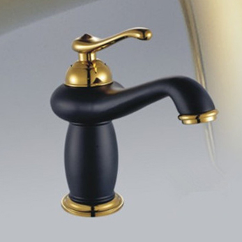 s single hole and cold bathroom basin faucets black color basin mixer bathroom tap jr-876h