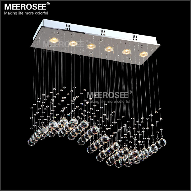 rectangle crystal ceiling light fixture gu10 bulbs crystal curtain wave ceiling lights for dining room prompt