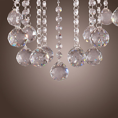 110v-220v chandeliers led crystal chandelier lamps 6 lights in metal, lustres de sala,lustre de cristal