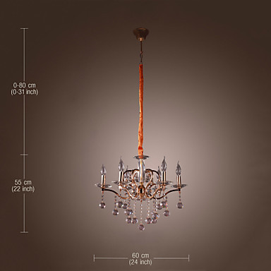 110v-220v gold led modern crystal chandelier chandeliers 6 lamps lustres de crystal,lustre de cristais