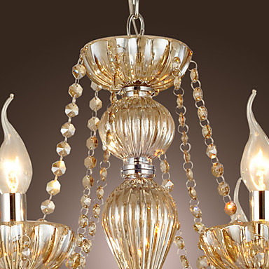 110v-220v gold modern led crystal chandelier with 8 lights chandeliers , lustres de sala,lustre de cristal